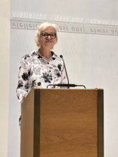 Ute Haferburg, Intendantin des Casino Zug, anlässlich der Gastpredigt im August 2024