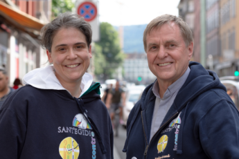 Sr. Ariane und Pfarrer Karl vom Verein Incontro Zürich im Oktober 2024