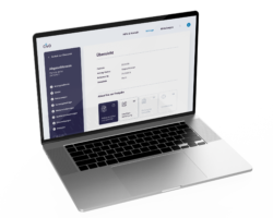 Laptop blue 1