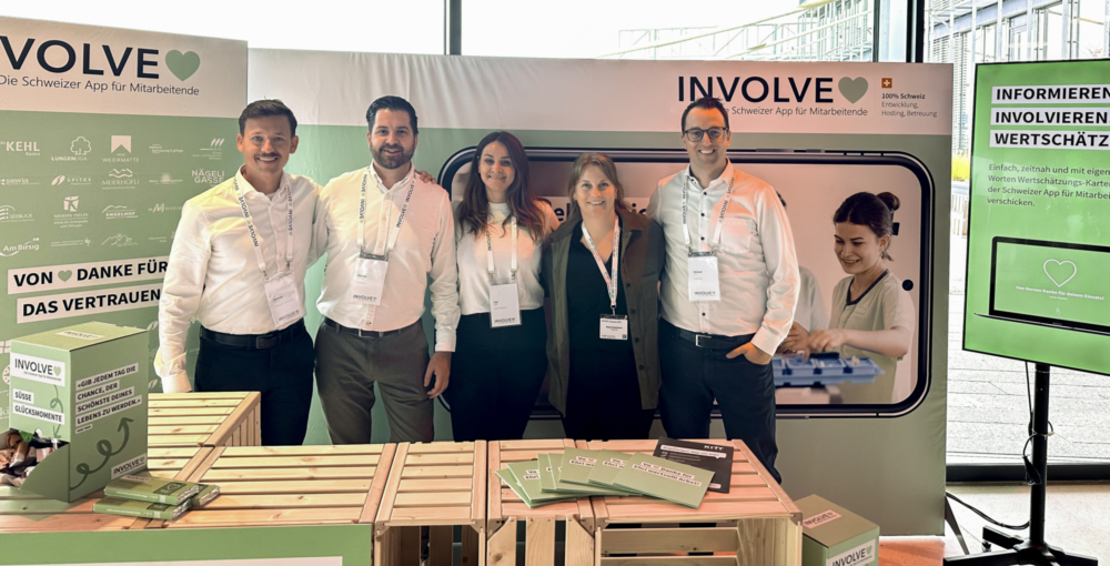 Das Involve-Team beim Artiset Kongress 2025 in Bern