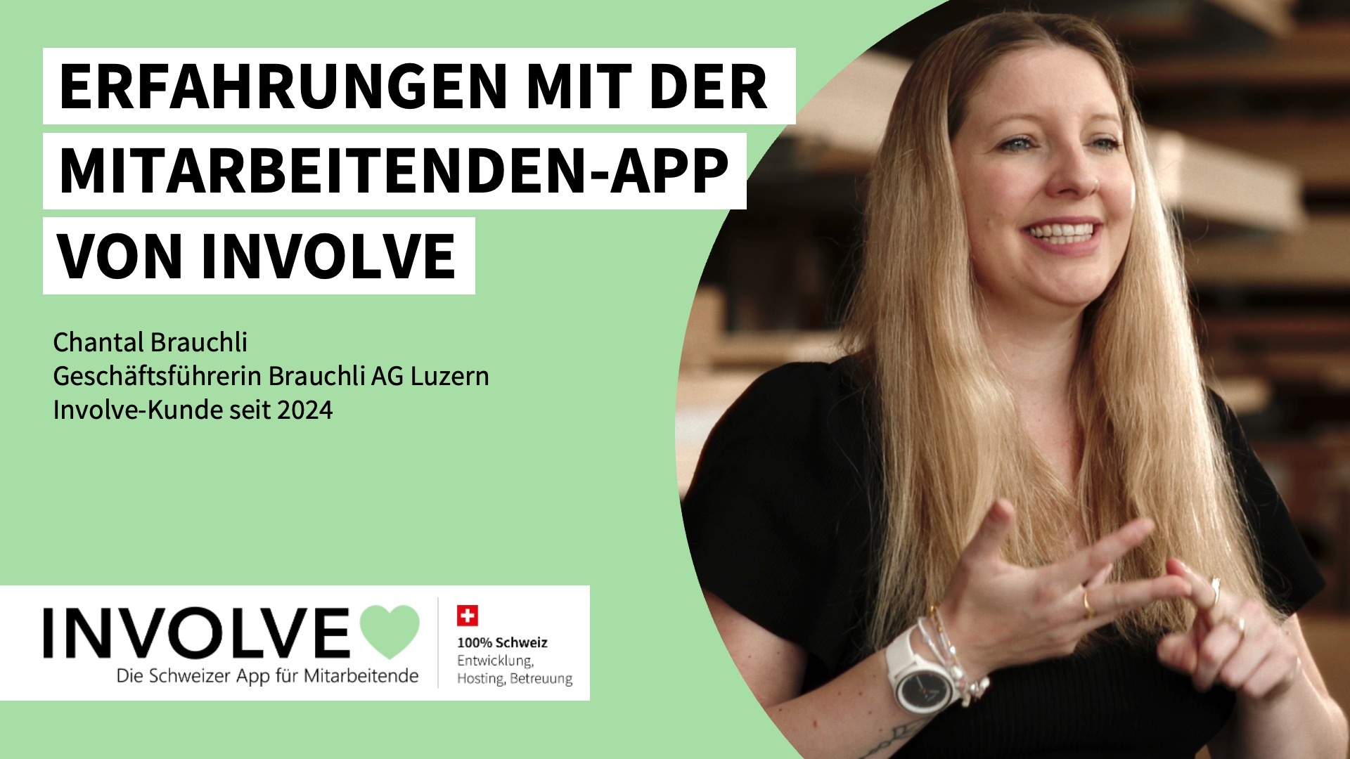 Titelbild mit Chantal Brauchli, Geschäftsführerin Brauchli AG