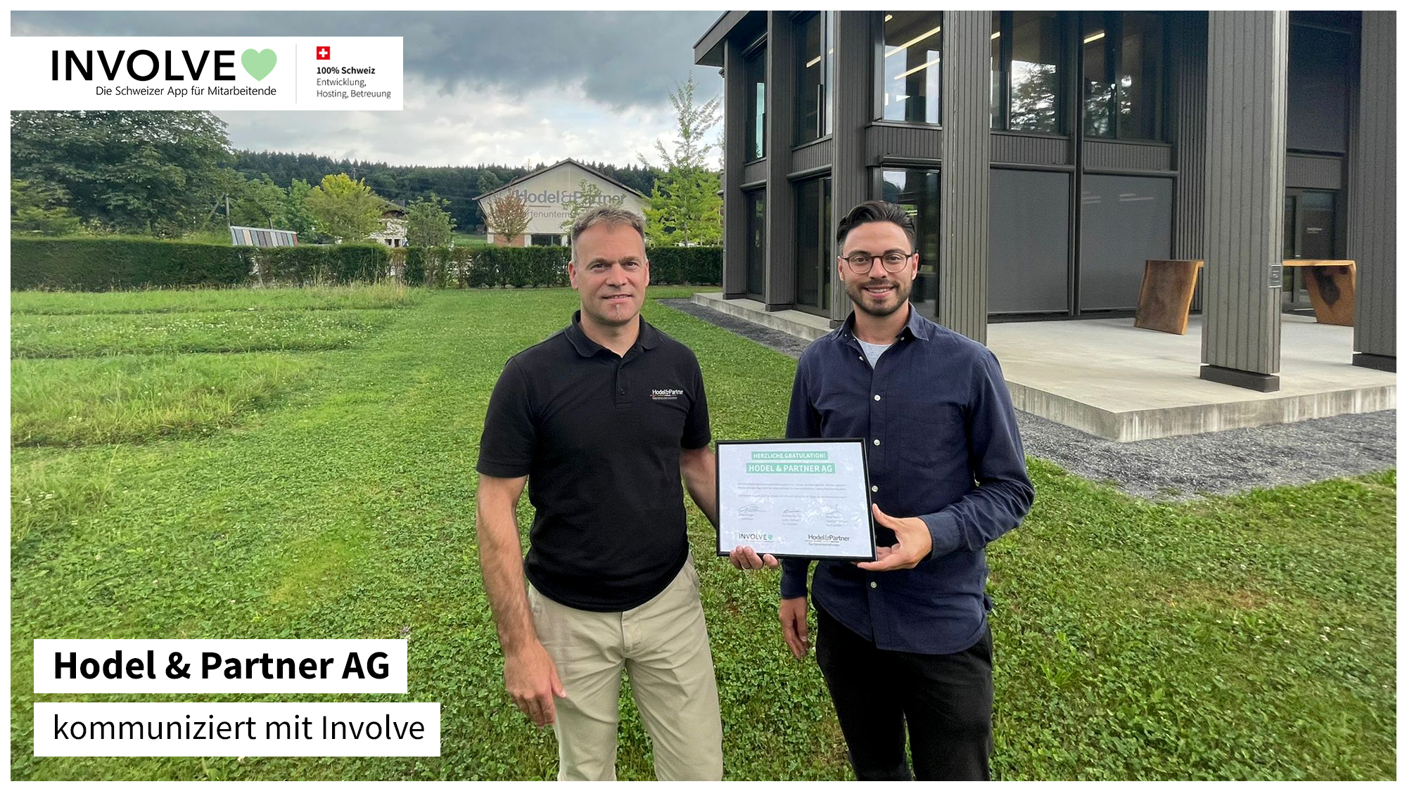 Zertifikatsübergabe Hodel & Partner AG