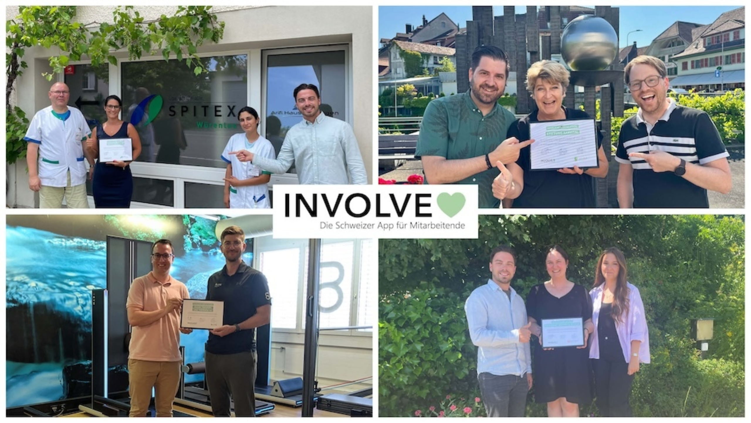 Involve App School Vier weitere Schweizer Firmen in der Involve-Familie, Spitex…