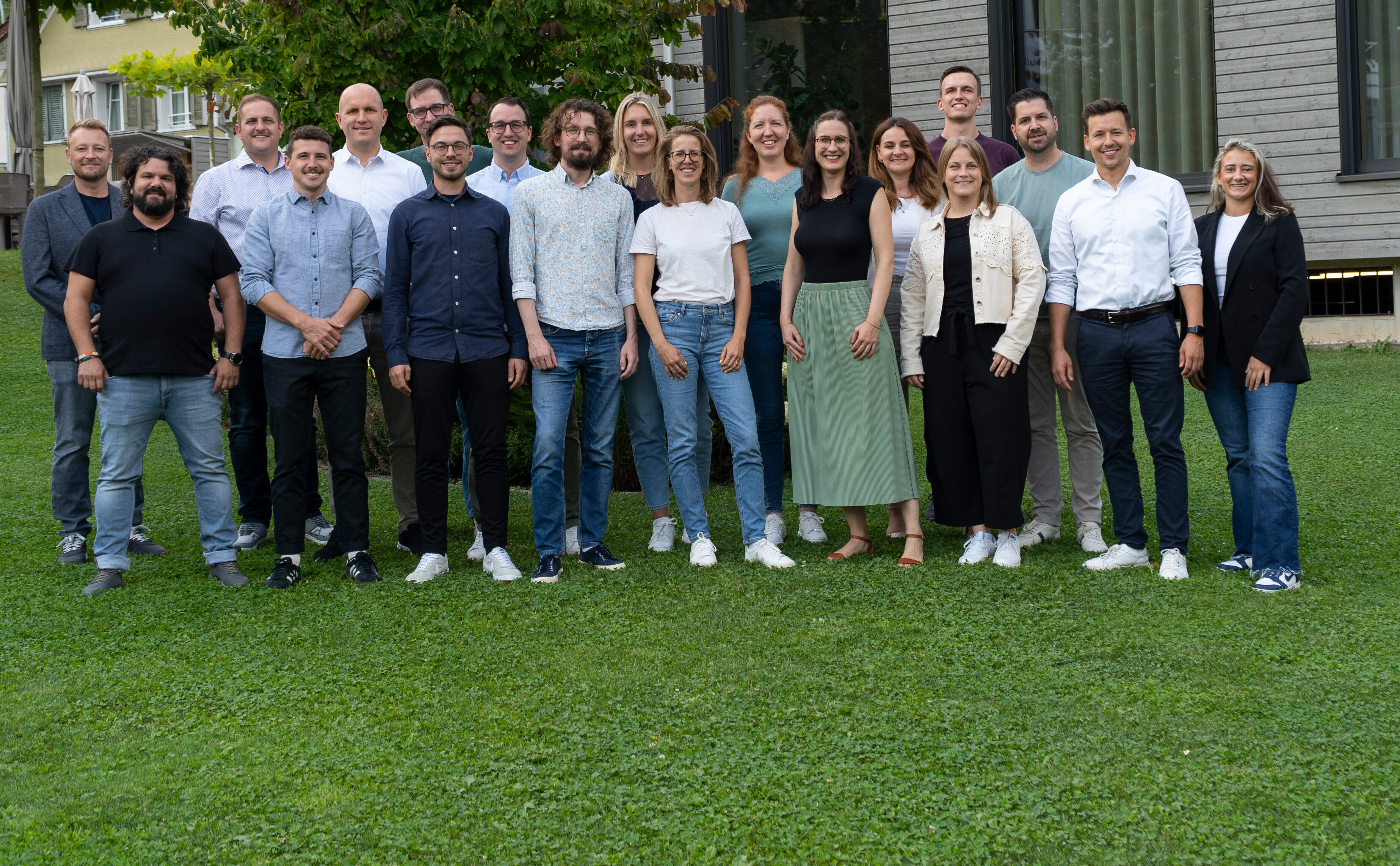 Gruppenfoto des Teams der Involve AG bei der Sommertagung im August 2025
