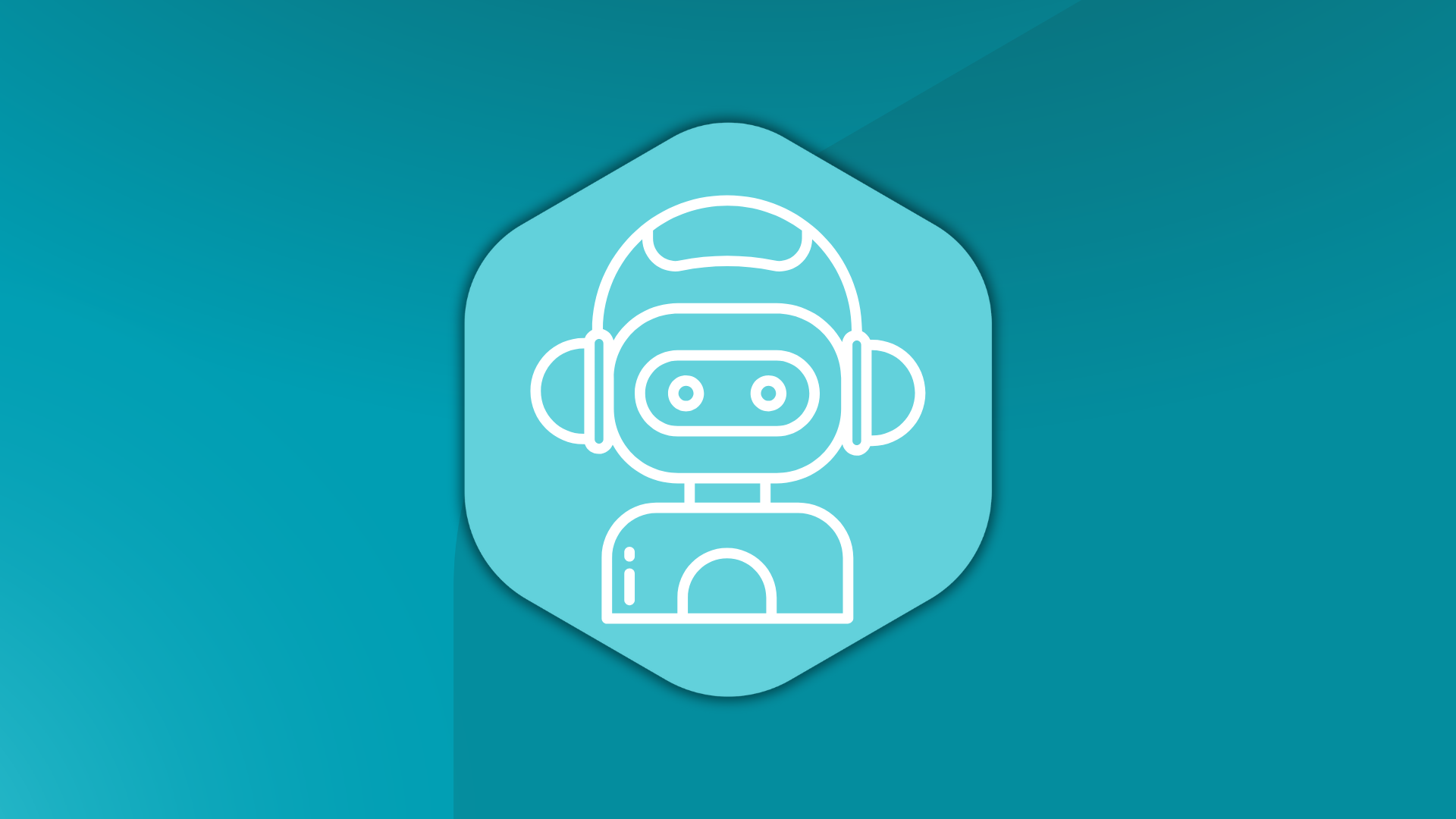 Grafik für AI & Data auf einem türkisfarbenen Hintergrund