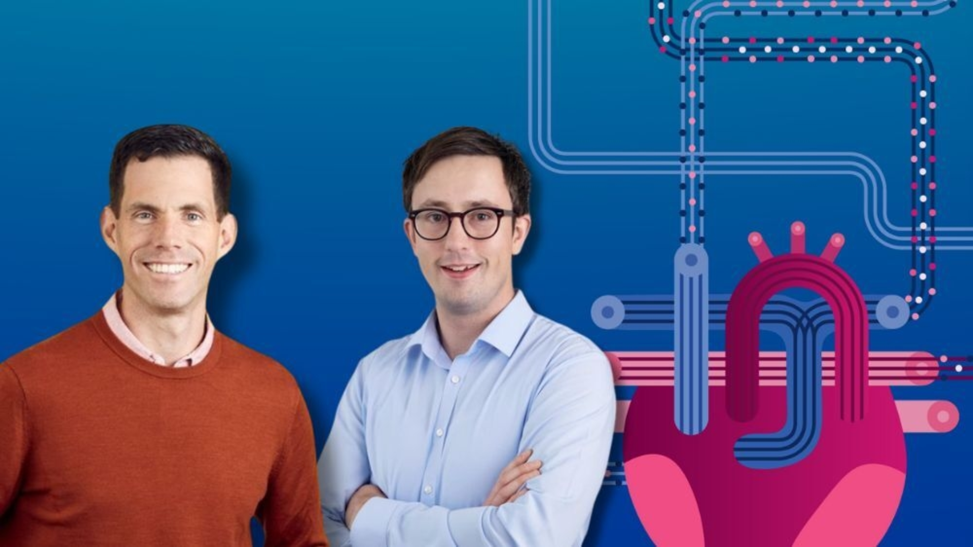 Lukas Bieri und Silvan Tschopp, IT Experten für das Gesundheitswesen bei ipt