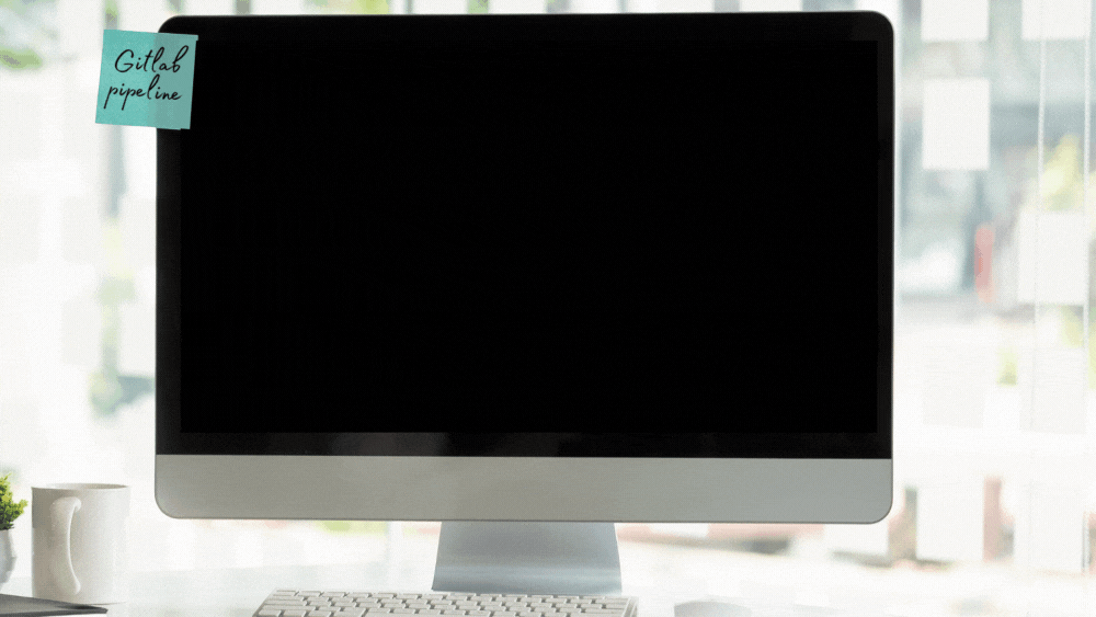 Umfangreiche CI/CD Pipeline mit Gitlab, die von Sanitas eingesetzt wird.