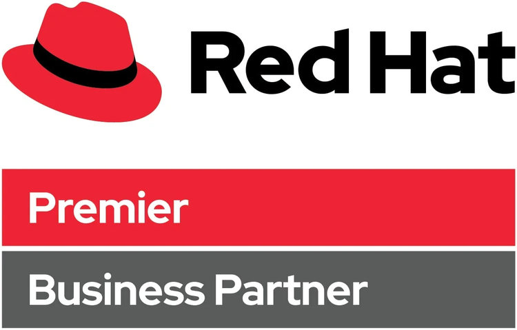 Red Hat Premier Business Partner Logo für ipt.