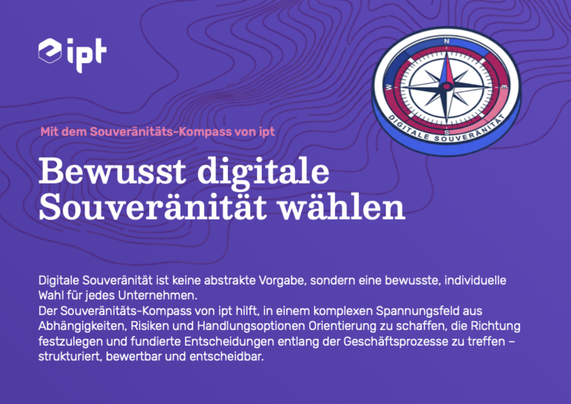 Dokument, welches Unternehmen dabei hilft, bewusste Entscheidungen zur digitalen Souveränität zu treffen.