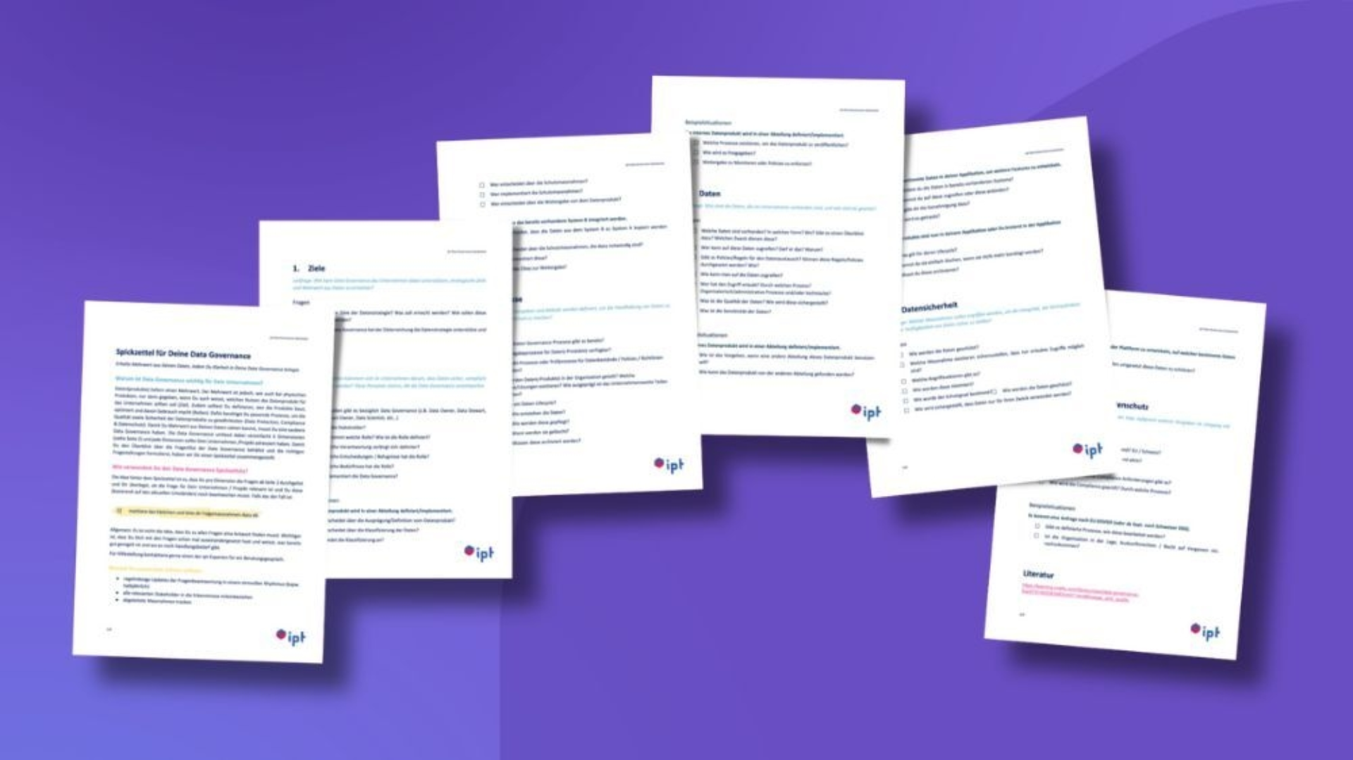 Spickzettel Data Governance Mehrwert Klarheit