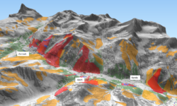 Gefahrenkarte: Geologische Gefahr