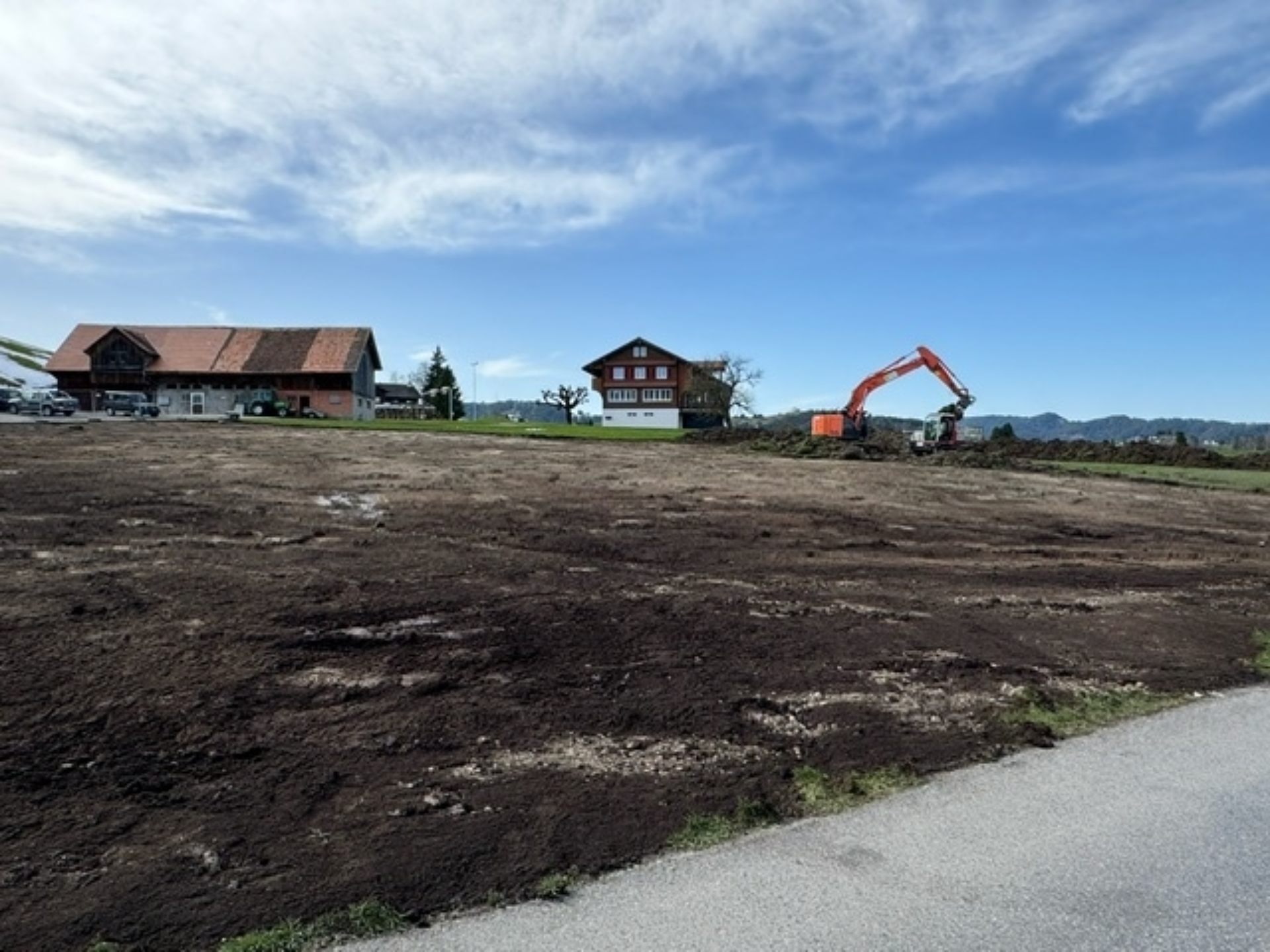 Baustart in Einsiedeln