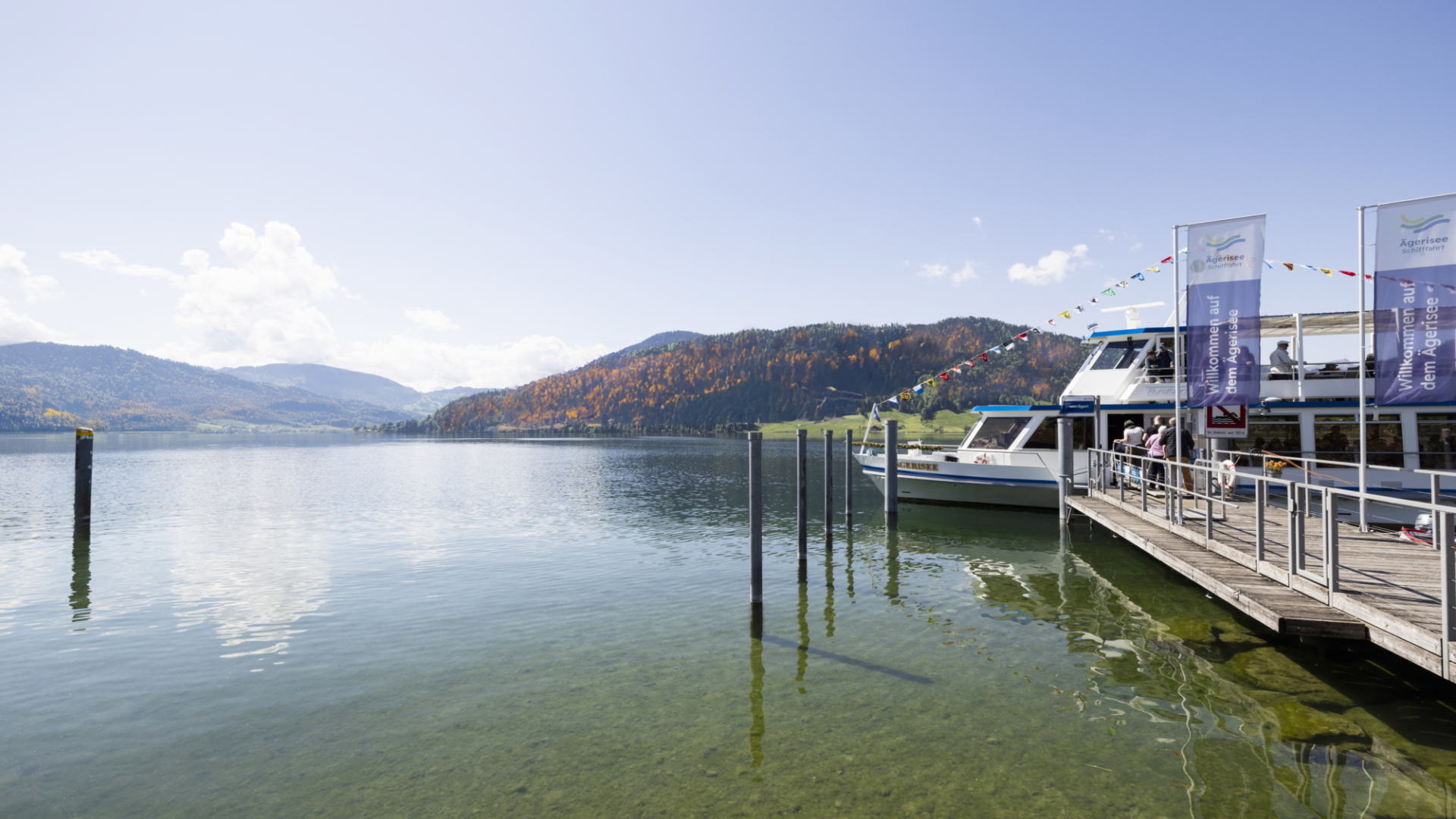 Aegerisee Schifffahrt 129 2 Herbst