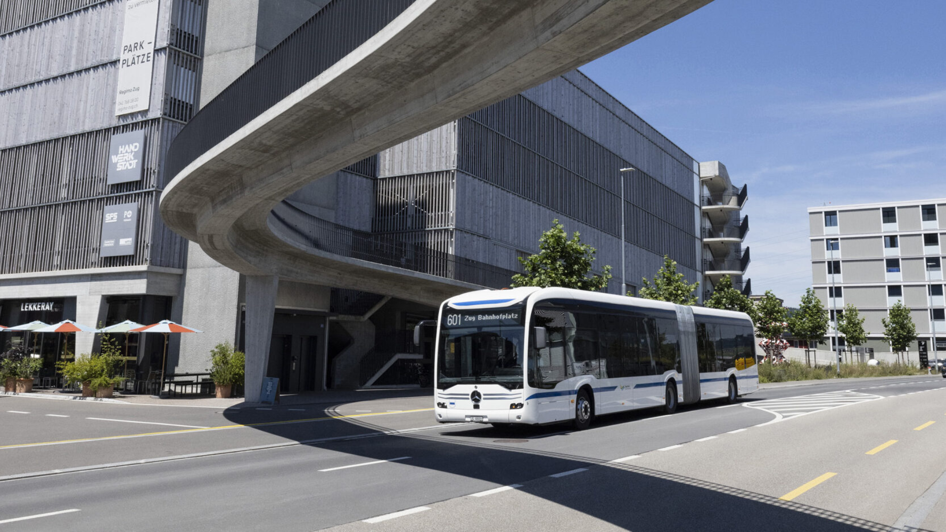 ZVB-Bus in der Innenstadt